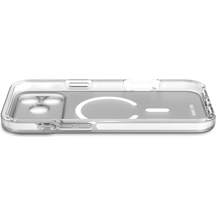 Decoded Transparent Clear Case für iPhone 17 Pro Max, 100% recyceltes Material, MagSafe-kompatibel, 4 Meter DropTec Schutz, kratzfest, Frosted Weiß – Bild 4