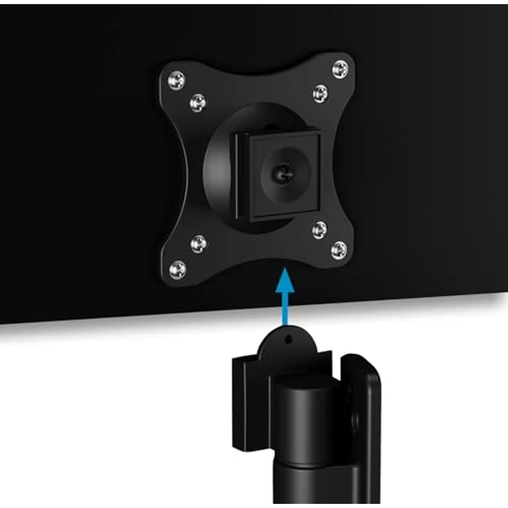 Maxview M7422 TV-Wandhalter, neigbar, für Flachbildfernseher 13-27 Zoll, max. 15 kg Belastung, integriertes Kabelmanagement – Bild 2