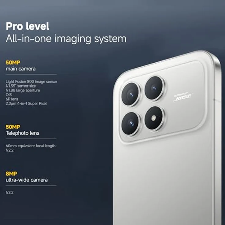 Xiaomi Poco F8 Pro 5G Dual Sim 12GB RAM 256GB - Blue (256 GB, Blue, Dual SIM, 5G), Smartphone, Blau – Bild 7