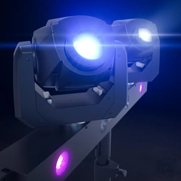 Chauvet DJ GigBAR Bridge ILS, 2-in-1 Partylicht System mit 2 Moving Heads und integriertem Wash Light, DMX-kompatibel, 50.000 Stunden Lebensdauer, LCD Display – Bild 8