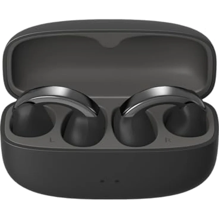 JVC NEARPHONES HA-NP1T-B True Wireless Ohrhörer im Schmuckdesign, Bequeme Passform, Schnellladefunktion, Multipoint-Verbindung, Bluetooth 5.3, 24 Std. Akkulaufzeit - Tiefschwarz – Bild 4