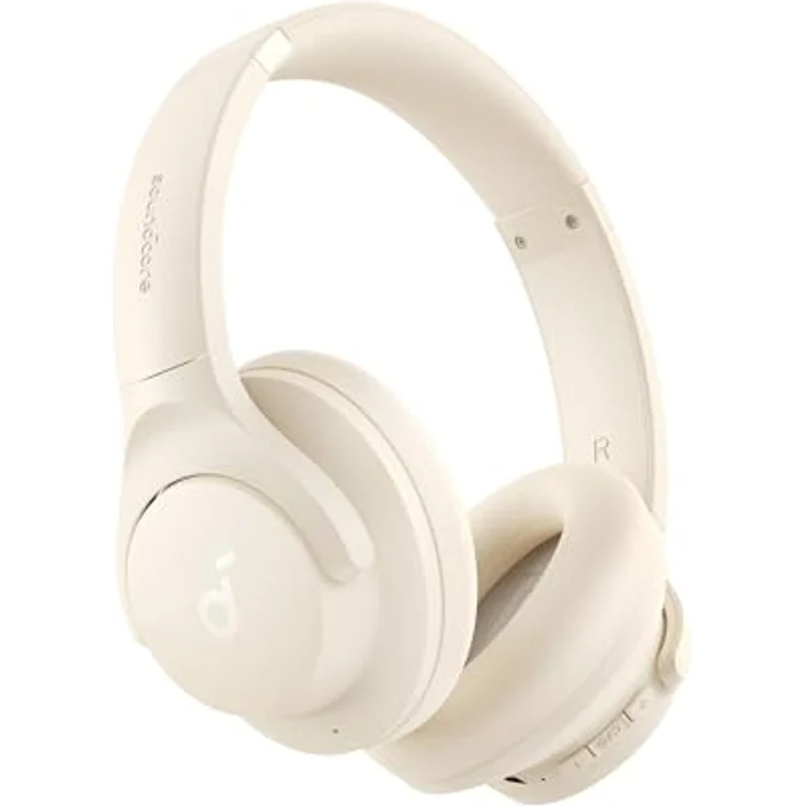 eufy Q20i, Kopfhörer mit Hybrid Active Noise Cancelling, 40 Stunden Akkulaufzeit, Weiß – Bild 2