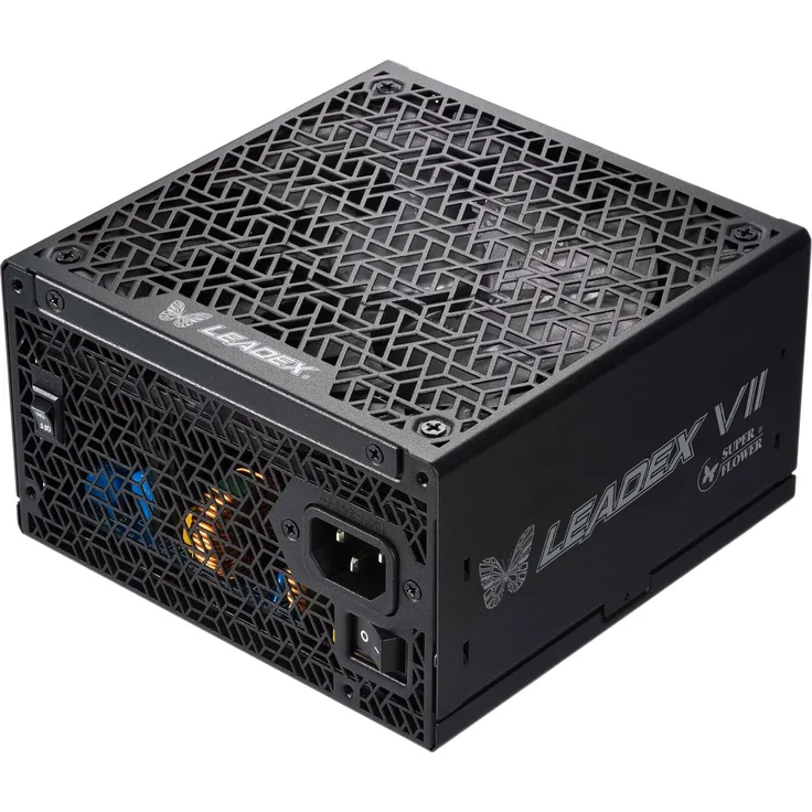 Super Flower Leadex VII PRO 80 PLUS Platinum, ATX 3.0, PCIe 5.0 - 1200 Watt (1200 W), Schwarz