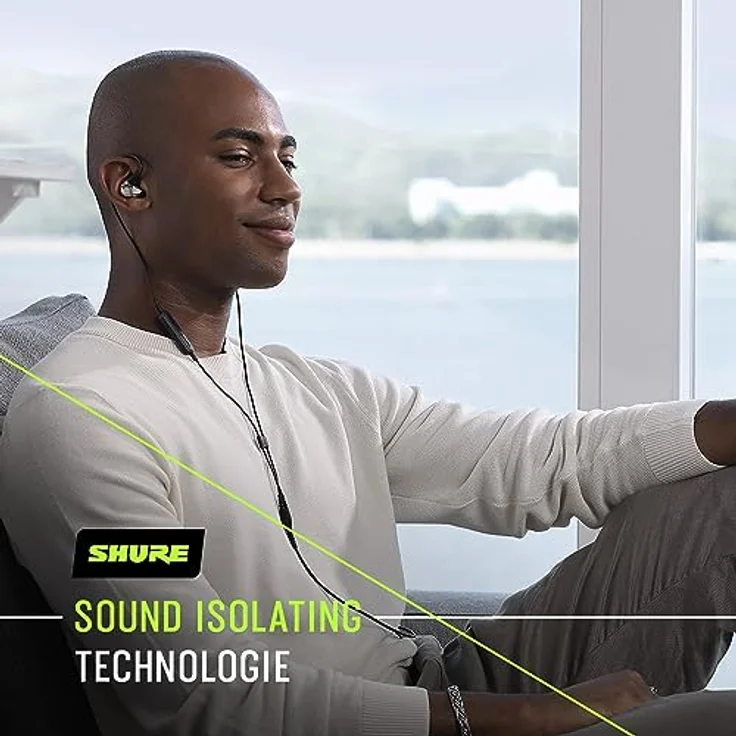 Shure SE846 Kabelgebundene Sound Isolating Ohrhörer, hochauflösender Klang, Vier Treiber, anpassbare Frequenzgang, sicherer In-Ear, abnehmbares Kabel, kompatibel mit Apple-und Android-Geräten – Grau – Bild 5