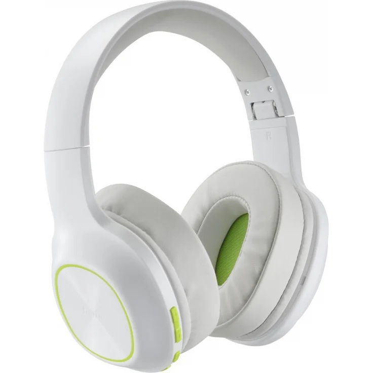 Hama Spirit Calypso III, Bluetooth Over-Ear-Kopfhörer mit 60 Stunden Akkulaufzeit und Bassverstärkung, grün/weiß