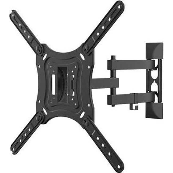 Olight Solight 1MK22, TV Wandhalterung für Flachbildschirme 43cm-140cm (17"-55"), max. Tragfähigkeit 30kg, drehbar bis 90°, neigbar bis 20°, Schwarz