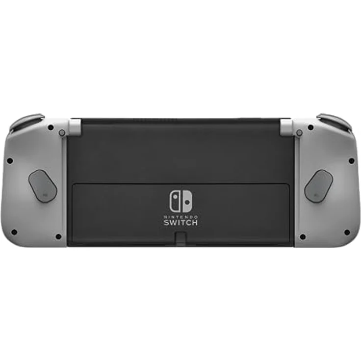 HORI Split Pad Compact Adapter Set (Schiefergrau) für Nintendo Switch/OLED - Ergonomischer Controller für den tragbaren Handheld-Modus in Grau mit kabelgebundenem Adapter - Offiziell Lizenziert – Bild 4
