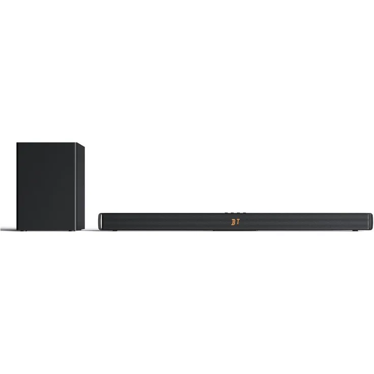 NABO SBW-250, 2.1 Soundbar Heimkinosystem mit kabellosem Subwoofer, 100 W Ausgangsleistung, HDMI ARC, Bluetooth Streaming, Wandmontage möglich