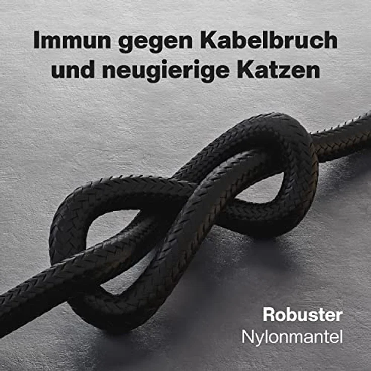 CABLETEX USB C zu Lightning Kabel, 2m MFi-zertifiziertes Ladekabel für iPhone und iPad, extrem haltbar, Nylonummantelung – Bild 9