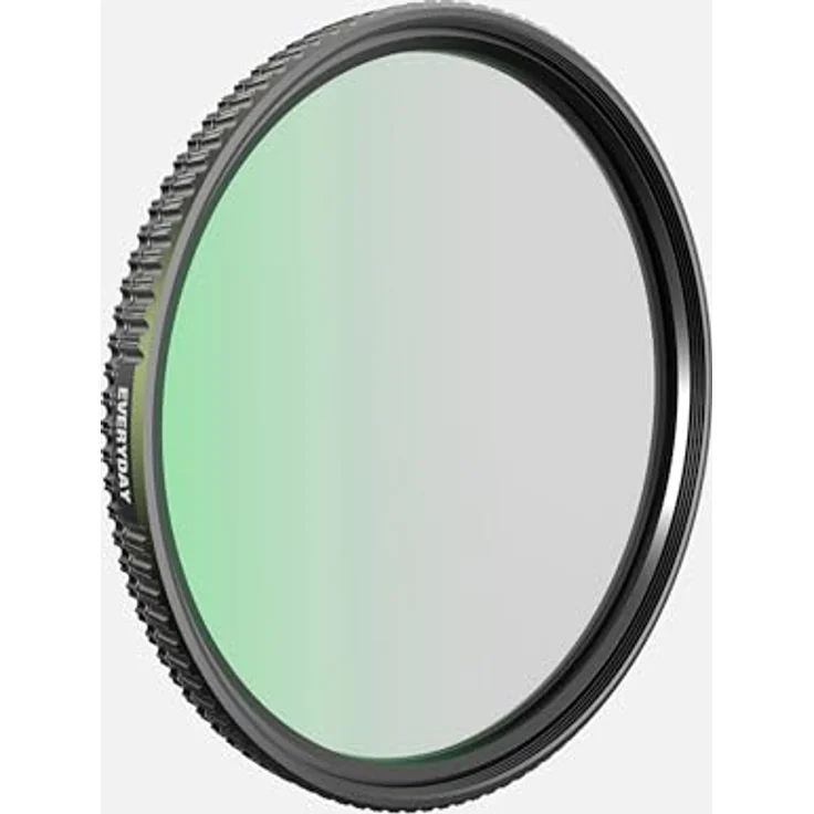 PolarPro Shortstache Everyday Filter, 58mm Kamerafilter mit Mist Light und PL, mattgrüner Aluminiumrahmen – Bild 1