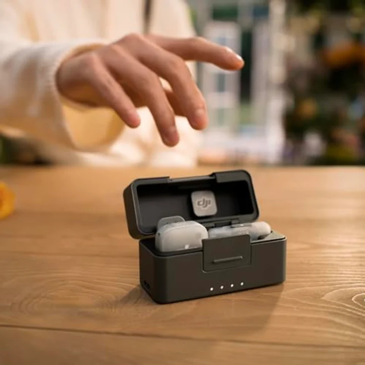 DJI Mic Mini 2, Kompaktes drahtloses Mikrofon mit 1 TX + 1 Mobile RX und Ladeschale, hochwertige Audioqualität, 48 Stunden Betriebszeit – Bild 10