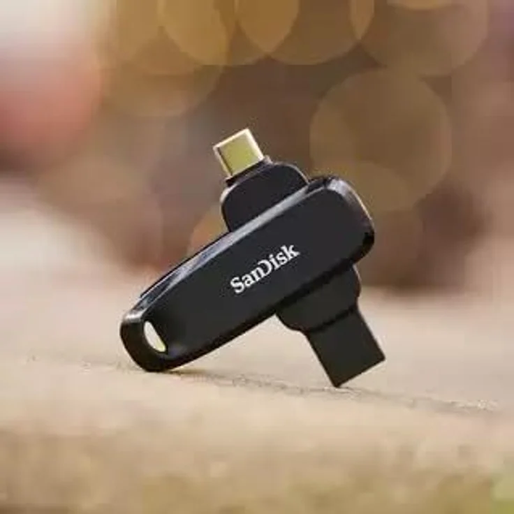 SanDisk SDDDC6-064G-G46 USB-Stick, 64 GB, USB Type-C™ und USB Type-A, hohe Lesegeschwindigkeit bis zu 100 MB/s, automatischer Datensicherung – Bild 3