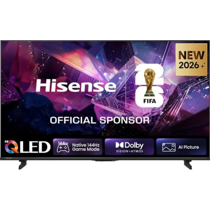 Hisense 65E7S PRO, 65 Zoll Hi-QLED Fernseher mit UltraHD/4K, Free-Sync-Premium und 144 Hz – Bild 1