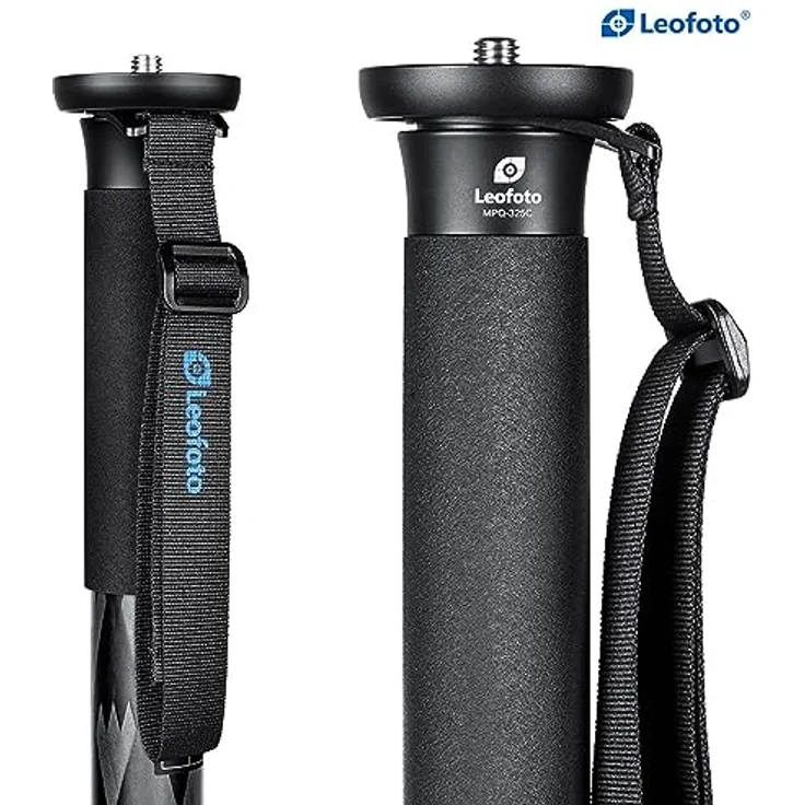 Leofoto Carbon-Einbeinstativ MPQ-325C, leichtes Einbeinstativ mit Aluminiumkopf, wasserdicht, olive – Bild 5