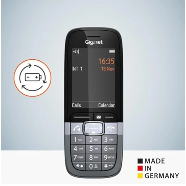 Gigaset SL850H PRO DECT Mobilteil, Schnurlostelefon mit 2,4-Zoll Farbdisplay, Bluetooth 5.1, Titan – Bild 4