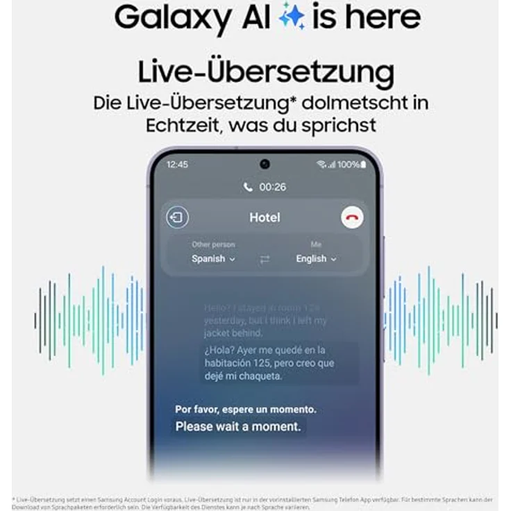 Samsung Galaxy S24 AI Smartphone, Android-Handy ohne Vertrag, 8 GB RAM, 256 GB Speicher, Amber Yellow – Bild 3