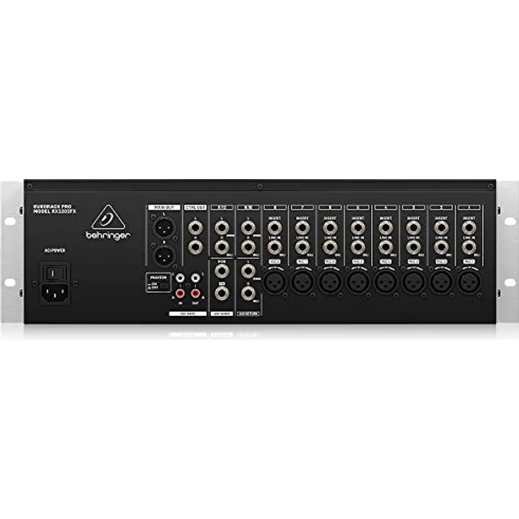 Behringer RX1202FX V2 Premium 12-Eingangs-Mikrofon/Line-Rack-Mixer mit XENYX-Mikrofonvorverstärkern, britischen EQs und Multi-FX-Prozessor – Bild 4
