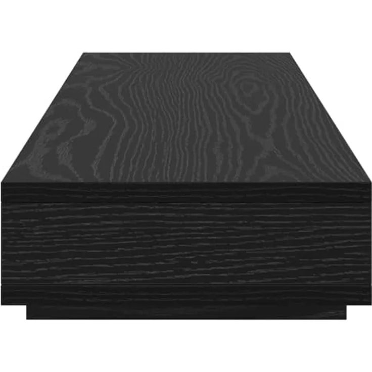 vidaXL Monitor-Halterung, moderner Monitorständer aus Holzwerkstoff, schwarz, 100 x 27 x 15 cm, 2 Regale – Bild 7