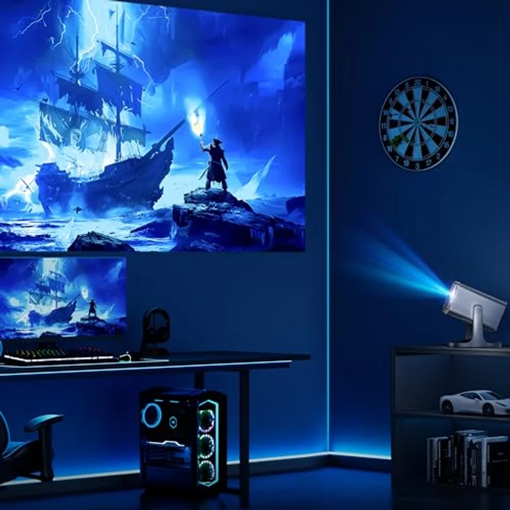Hisense C2-Pro 4K Beamer – 3.840x2.160 Pixel, 2.600 ANSI-Lumen, 2.000:1 Kontrast, 20.000 Std. Lampe, WLAN – Bild 6