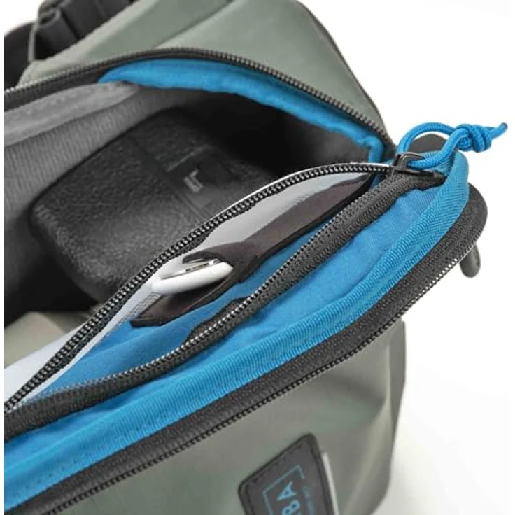 Tenba Solstice V2 16l SlingBag, Kameratasche in Grau mit flexiblem Innenorganisationssystem und abnehmbarer Regenhülle – Bild 7