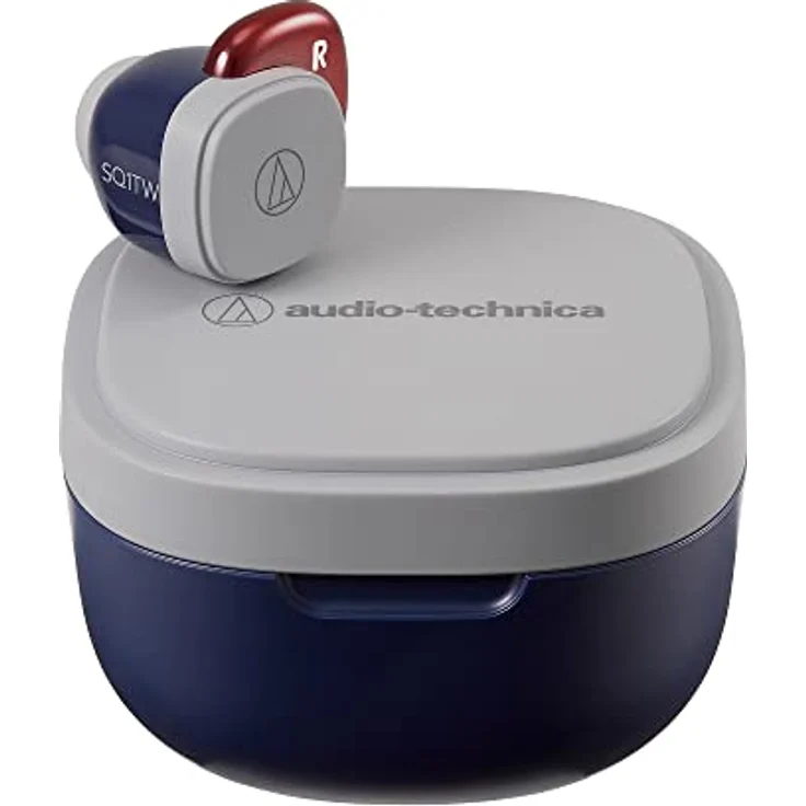 Audio-Technica ATH-SQ1TW Kabelloser Kopfhörer - Blau/Rot – Bild 4