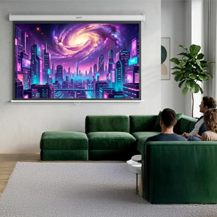 Projektions-Wandbildschirm iggual PSIMS180 (180 x 180 cm) – Bild 9