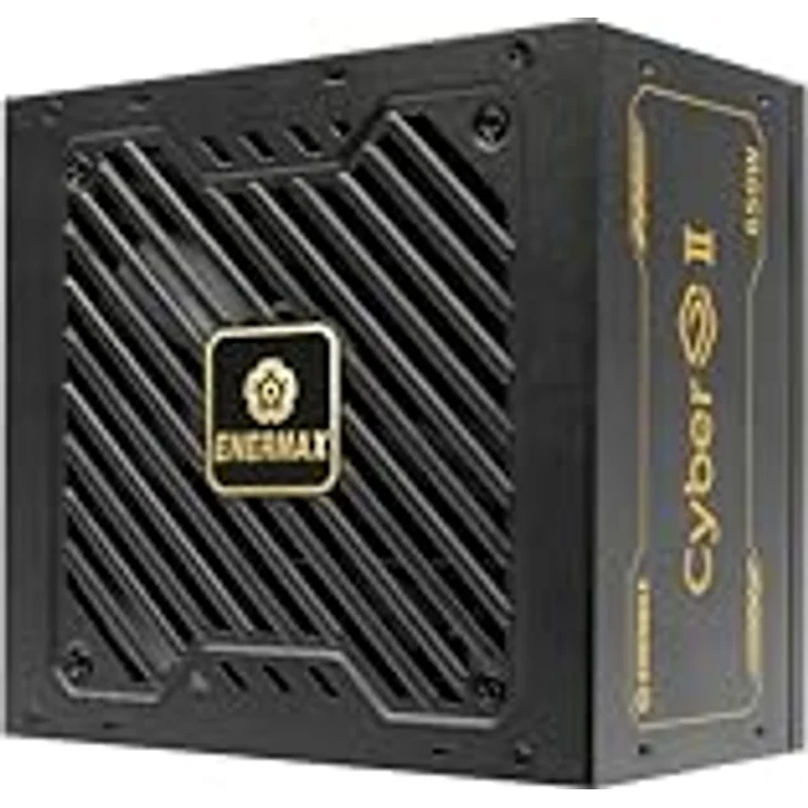 ENERMAX CYBERG II 650 Watt ATX Netzteil | 2X PCIe (6+2) | 80 Plus Gold | Leiser 120mm Lüfter | 105°C jap. Kondensatoren | Schwarz – Bild 1