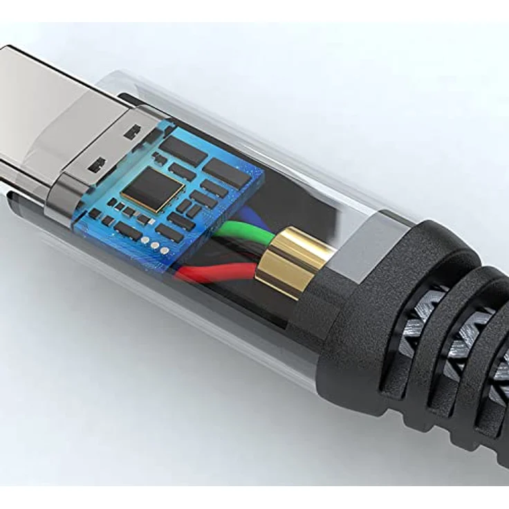 4smarts USB-C auf USB-C Kabel PremiumCord 100W 3m schwarz – Bild 4