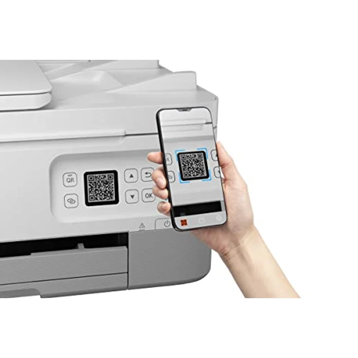 PIXMA TS7451i 3-in-1 WLAN-Drucker fürs Homeoffice, Kopierer und Scanner – PIXMA Print Plan kompatibel – Drucken von Randlosfotos – kabelloses Drucken/Scannen via Cloud und Smartphone (Weiß) – Bild 4