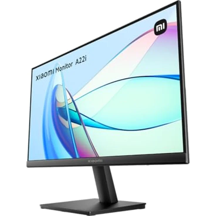 Xiaomi A22i Monitor 22 Zoll - Full-HD VA, 75Hz, 6ms, 99% sRGB, Low Blue Light, 3000:1 Kontrast, 250nits, Rahmenlos, Schwarz – Bild 2