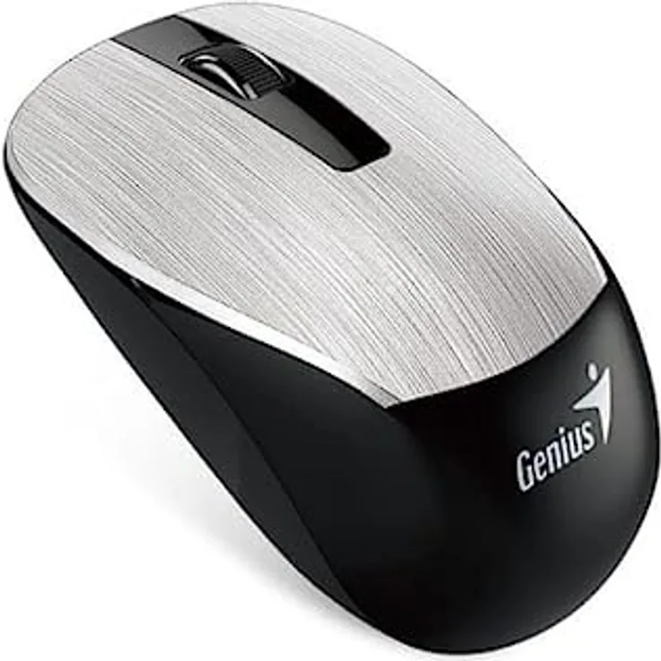 Genius Maus NX-7015V2 Silver 1600dpi, kabellos, 2,4 GHz, optisch, USBPC/Mac