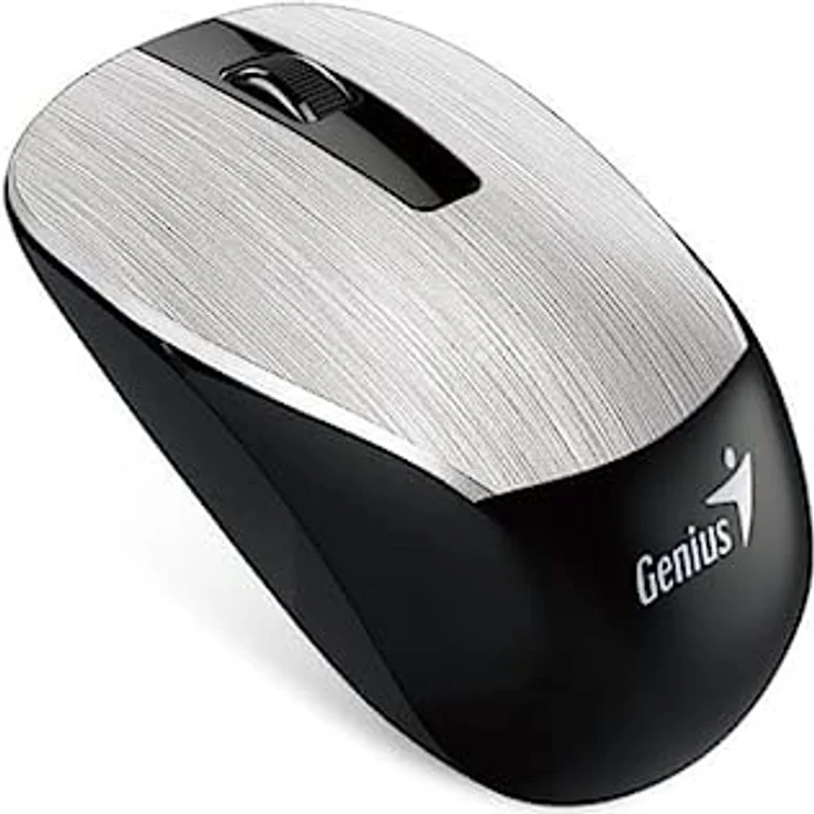 Genius Maus NX-7015V2 Silver 1600dpi, kabellos, 2,4 GHz, optisch, USBPC/Mac – Bild 1