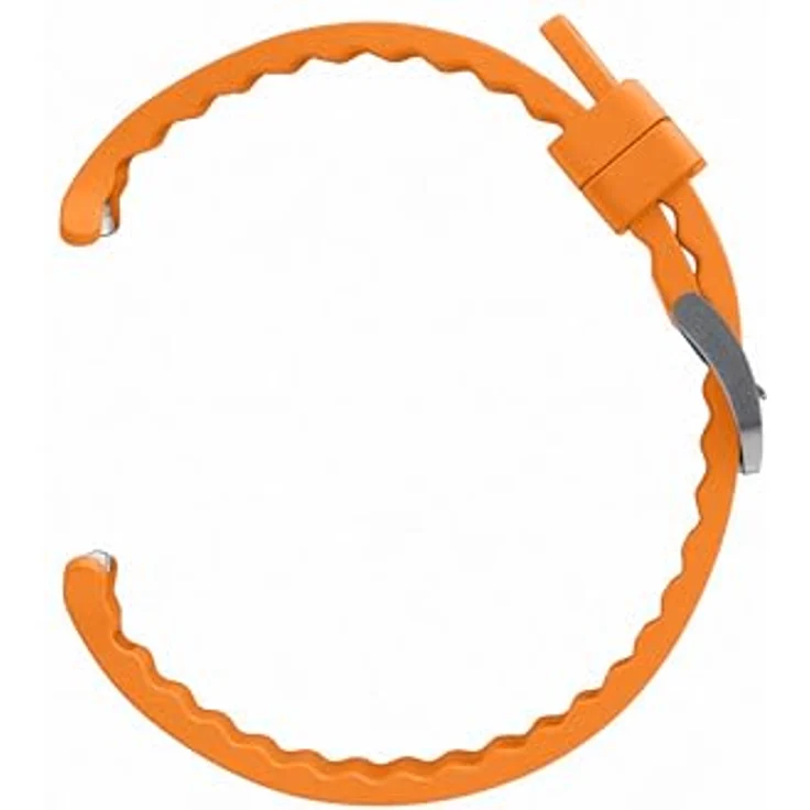 Samsung PeakForm Band, Uhrenarmband, Orange - Wechselarmband im modernen Style mit sportlichem Geschmack, angenehmes Tragegefühl aus Nitrilkautschuk und gewebtem Nylon, einfach zu wechseln, für Galaxy Watch4-Serie. – Bild 4