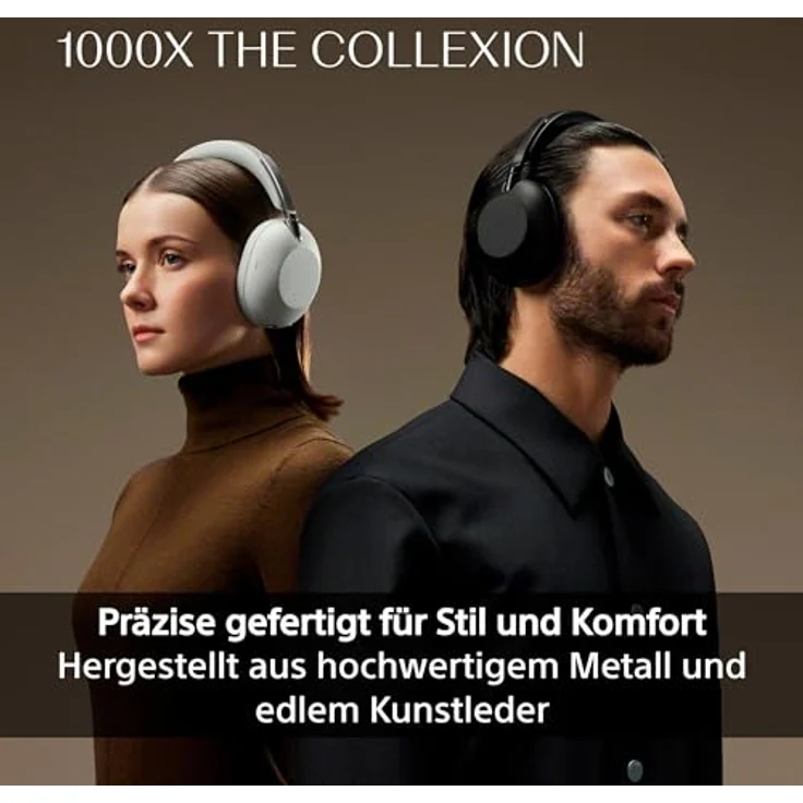 Sony 1000X THE COLLEXION, Flaggschiff kabellose Bluetooth-Over-Ear-Kopfhörer mit Hi-Res-Sound, Noise Cancelling, 360 Spatial Audio, kompatibel mit iOS & Android – Schwarz – Bild 5