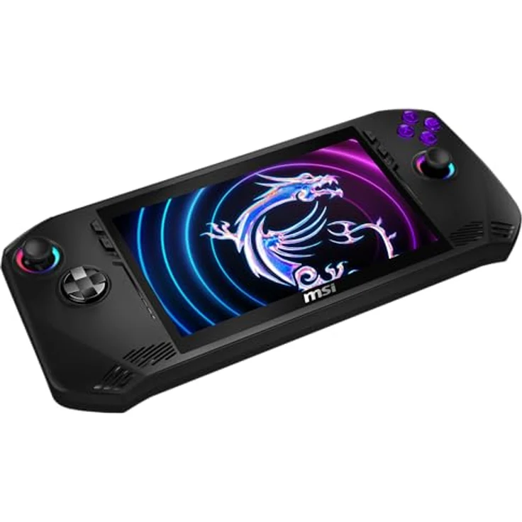 MSI Claw A1M-036 Gaming Handheld, 7 Zoll FHD 120Hz IPS Display, Intel Core Ultra 5 Prozessor 135H, 16 GB RAM, 512GB SSD, Intel Arc Grafik, Windows 11 Home, Schwarz – Bild 2