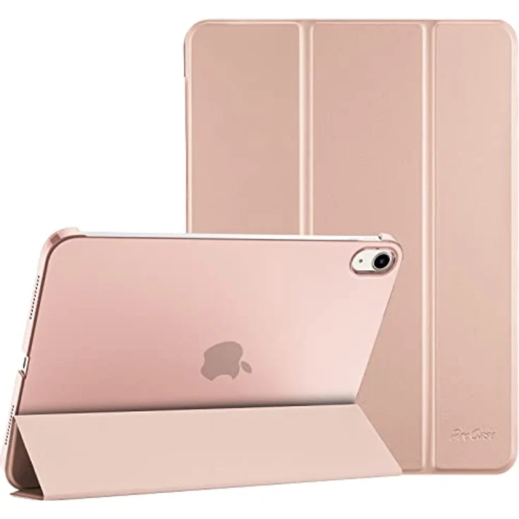 ProCase Hülle für iPad A16 11" (2025) und iPad 10. Generation 10,9" (2022), leichte dünne Hard Schutzhülle mit Auto Wake/Sleep Funktion - Rose Gold – Bild 1