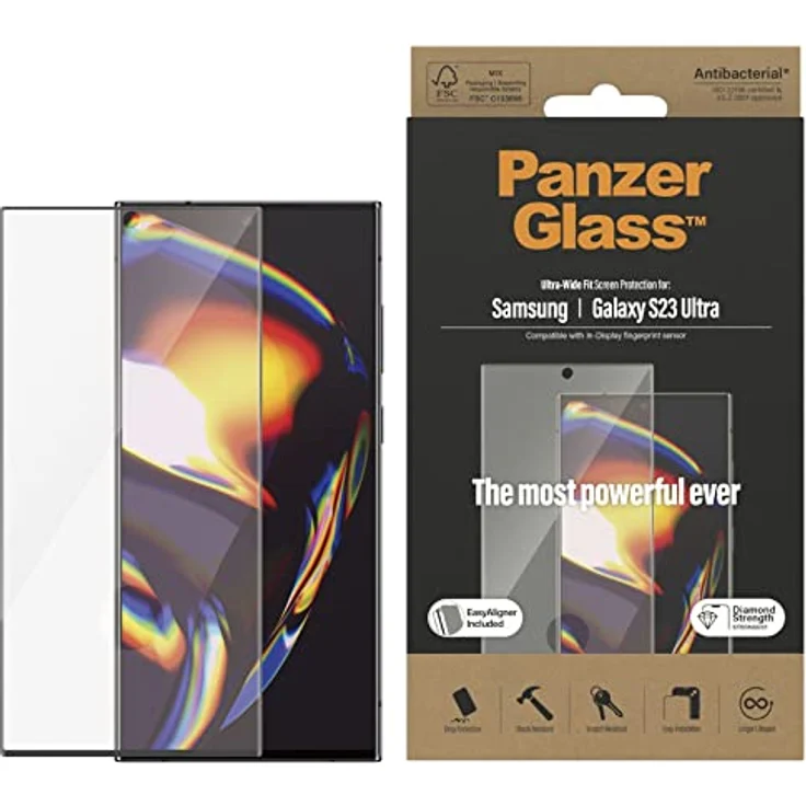 PanzerGlass Displayschutzglas für Samsung Galaxy S23 Ultra – Bild 2