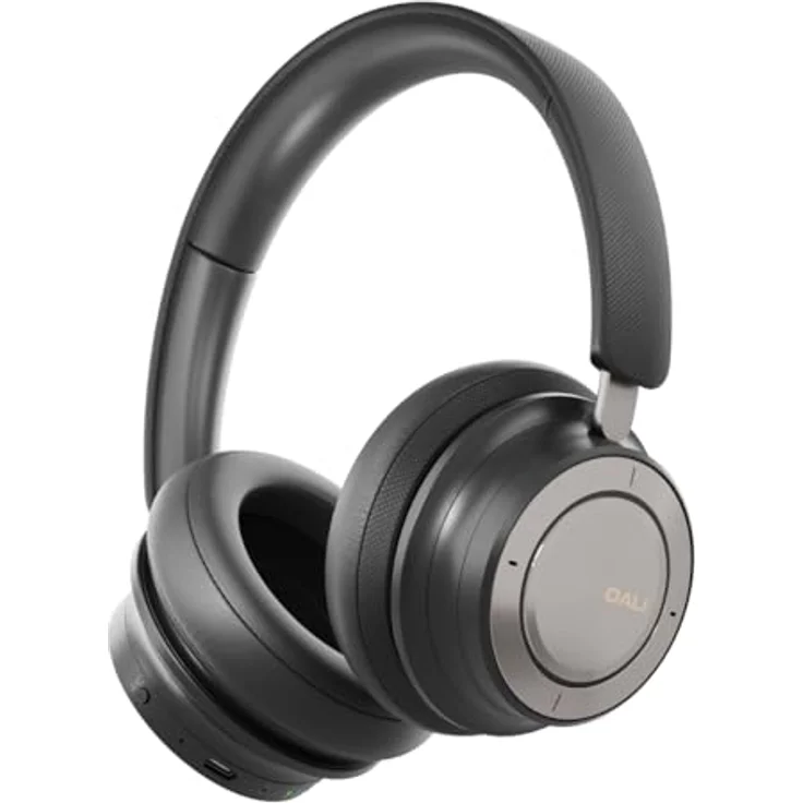 DALI IO-8 Over-Ear-HiFi-Kopfhörer mit ANC, Bluetooth AptX & patentierter SMC-Treibertechnologie, 35 Stunden Akkulaufzeit - Iron Black – Bild 2