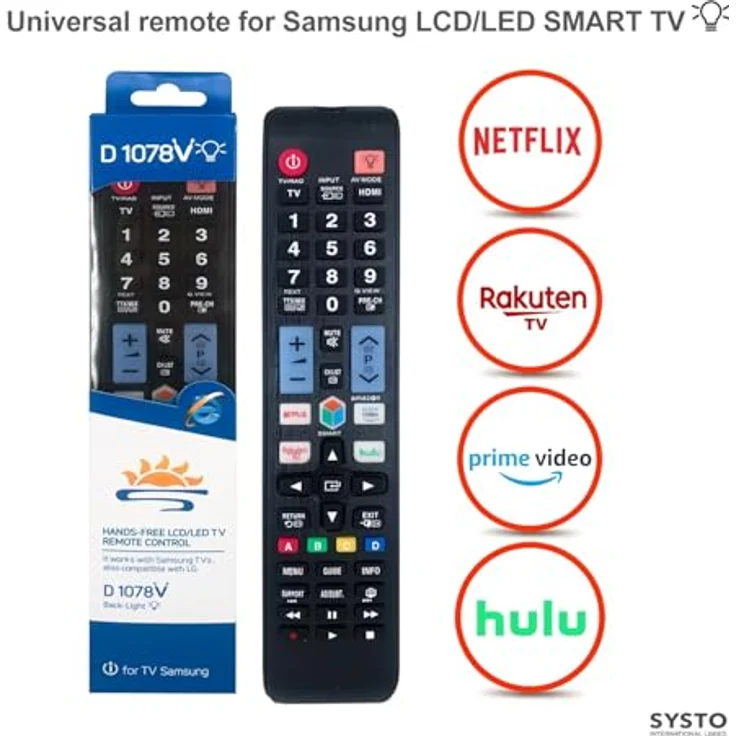M2-Tec Samsung Fernbedienung (1-in-1, 10m Reichweite) – Bild 3