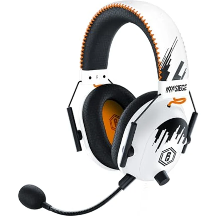 Razer BlackShark V2 PRO Special Edition Headset ohrumschließend 2,4 GHz kabellos, kabelgebunden 3,5 mm Stecker Geräuschisolierung Six Siege – Bild 10
