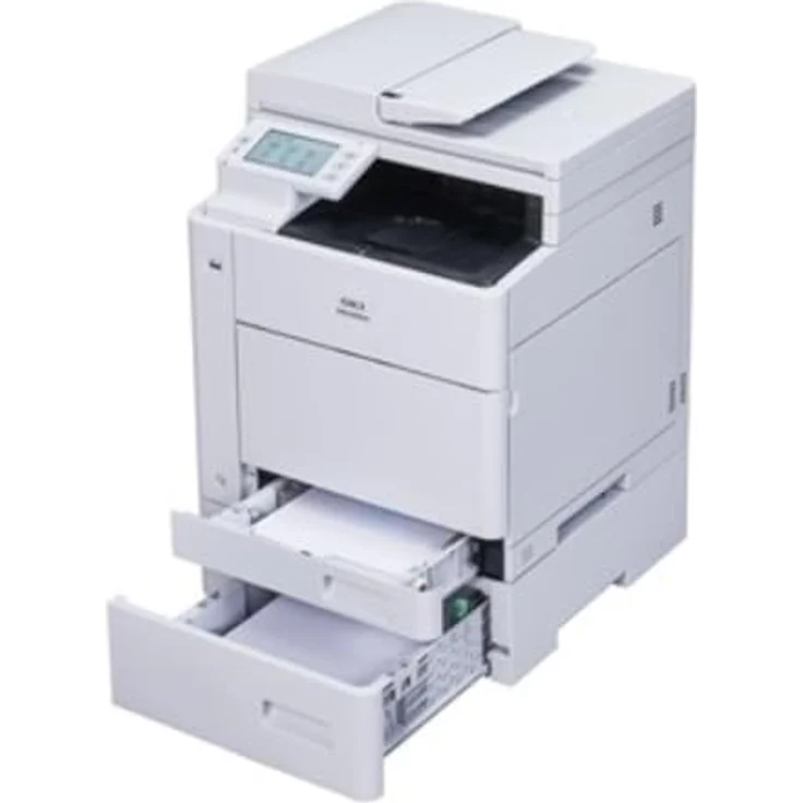 OKI MC554dn, 4 in 1 Farblaser-Multifunktionsdrucker, Duplex-Druck, 10,9 cm Farb-Touchscreen, grau – Bild 3