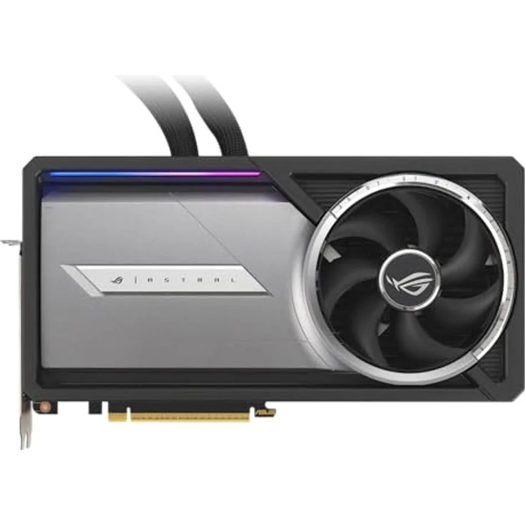 ASUS ROG Astral LC GeForce RTX 5090 32GB GDDR7 OC Edition Gaming Grafikkarte mit All-in-One-Flüssig-CPU-Wasserkühlung, Nvidia DLSS4, PCIe 4.0, DP 2.1b, 360mm AIO-Kühler - Schwarz – Bild 3
