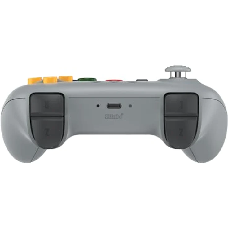 8BitDo 64 Wireless 2.4G, Wireless Controller in Classic Grey mit Hall Effect-Joystick, Turbo-Unterstützung und Vibration für Nintendo 64 – Bild 2