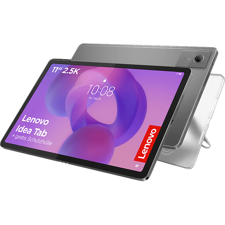 LENOVO Idea Tab MTK D6300, Tablet mit 128 GB Speicher, 11 Zoll, inkl. Lenovo Schutzhülle, Grau