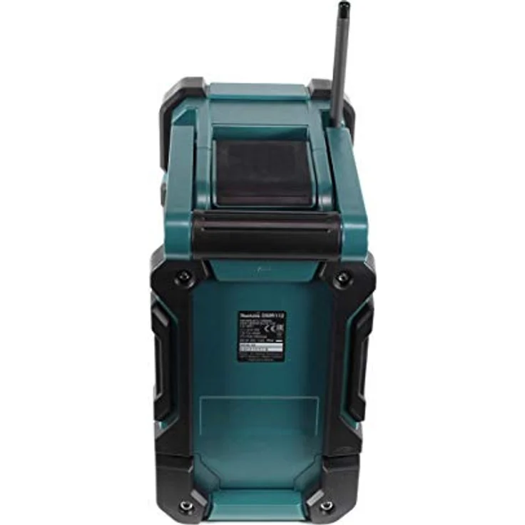 Makita DMR 112 RT1 7,2 - 18V Bluetooth + 1x 5,0Ah Akku + Ladegerät Baustellenradio mit Bluetooth, geeignet für Outdoor, blau – Bild 5