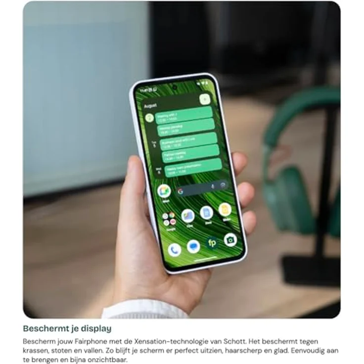 Fairphone Screen Protector Standard Displayschutzfolie (Gen. 6), matt, Xensation-Technologie, kratzfest und stoßsicher – Bild 2