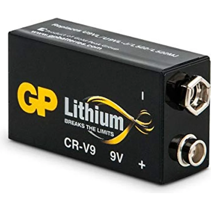 GP Batterie Lithium (9 Volt E-Block, CR-V9) 10 Jahres Batterie ideal für z.B. Rauchmelder – Bild 3