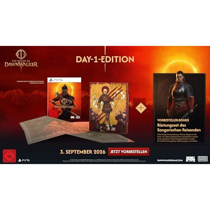 Bandai Namco The Blood of Dawnwalker Day 1 Edition [PS5] - Offenes RPG mit dynamischem Tag-Nacht-Zyklus, übernatürlichen Fähigkeiten und handgefertigter Welt – Bild 2