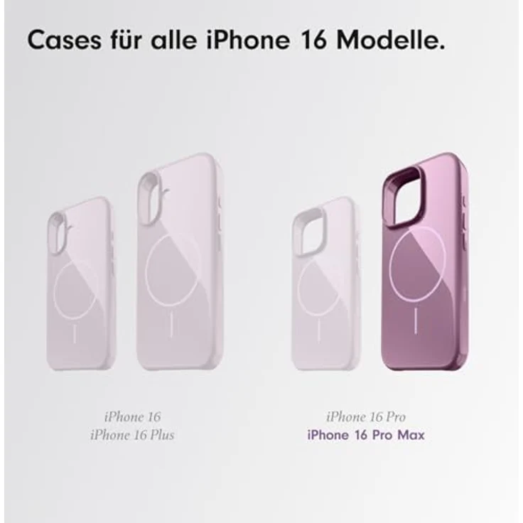 beats Case iPhone 16 Pro Max- MagSafe, Kratzfeste Schutzhülle, passgenau, Innenfutter aus Mikrofaser - Abendlila – Bild 2