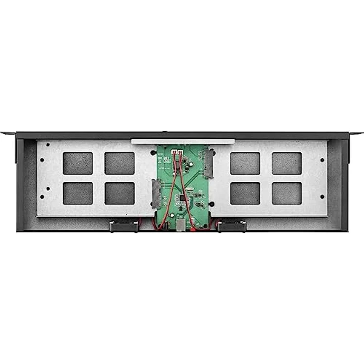 Netzwerkschrank-Festplatteneinbaurahmen Renkforce 48,26 cm (19) Panel USB 3.1 (Gen1) - 2 x SATA RAID RF-3570312 – Bild 2